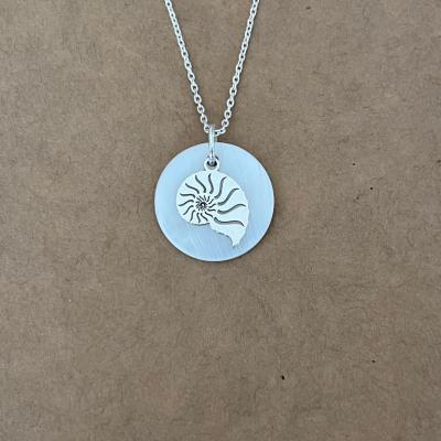 Pendentif Nacre - Ammonite