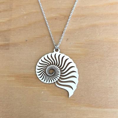 collier argent 925/1000 Ammonite