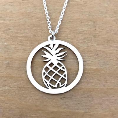 collier en Argent 925 - Ananas