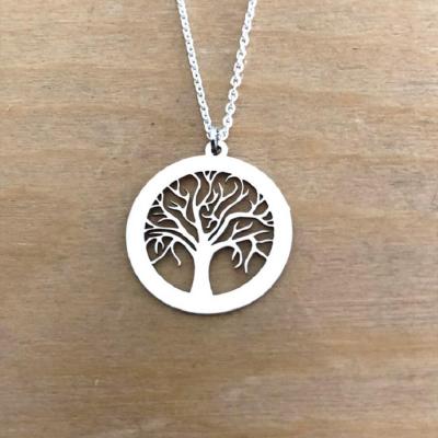 collier argent 925/1000 Arbre de vie