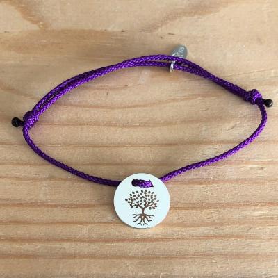 Token's - Bracelet cordon - Arbre de Vie Racine