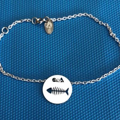 Token's - Bracelet chaine - Arête de poisson
