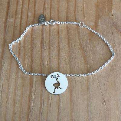 Token's - Bracelet chaine - Autruche
