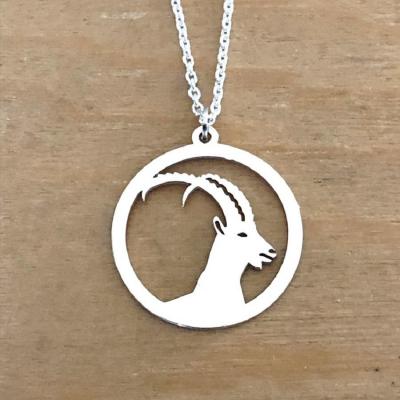 Collier en Argent 925 - Bouquetin