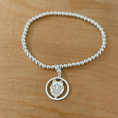 Bracelet Boule extensible Argent 925/1000 avec 1 charm - Thème des Animaux