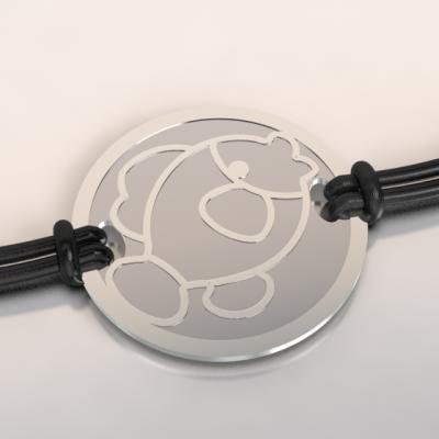 bracelet poisson argent et acier
