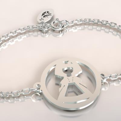 Bracelet chaine argent 925/1000 alsacienne  poids 1.8gr