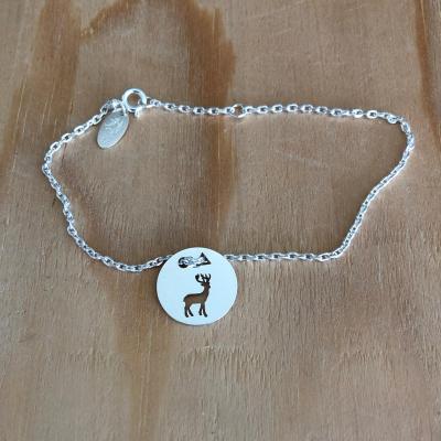 Token's - Bracelet chaine - Cerf