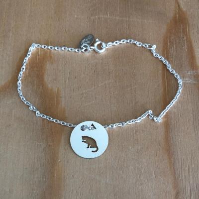 Token's - Bracelet chaine - Chat patte