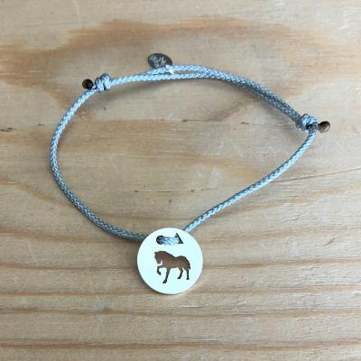 Token's - Bracelet cordon - Cheval piaffe