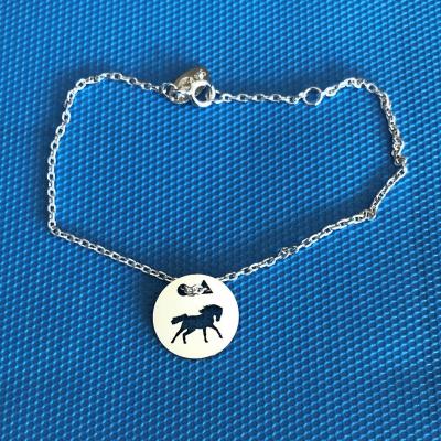 Token's - Bracelet chaine - Cheval sauvage