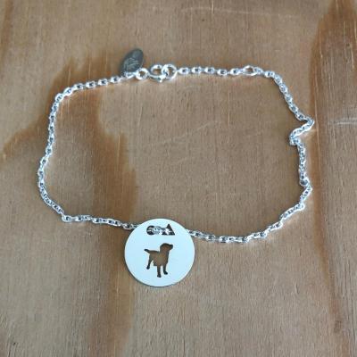 Token's - Bracelet chaine - Chien debout