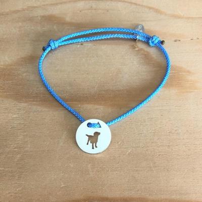 Token's - Bracelet cordon - Chien debout