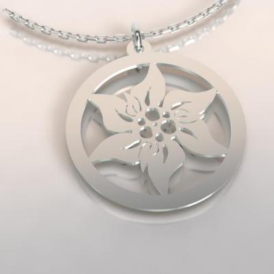 Collier en Argent 925 - Edelweiss 6