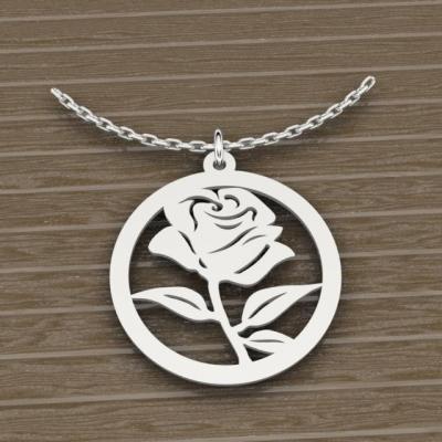 Collier en Argent 925 - Rose