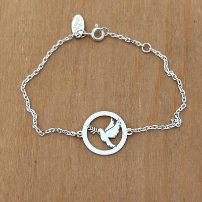 Bracelet sur chaîne Argent 925/1000 - Colombe