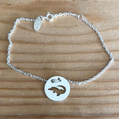 Token's - Bracelet chaine - Crocodile
