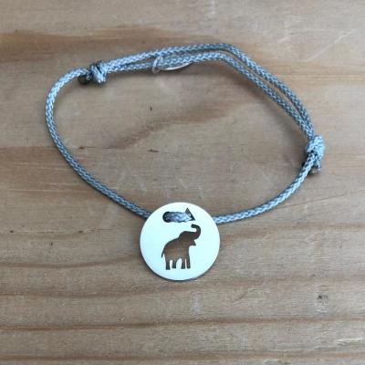 Token's - Bracelet cordon - Eléphanteau