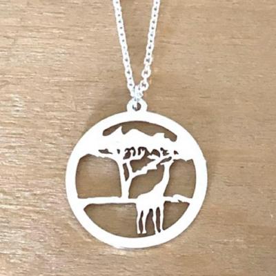 Collier en Argent 925 - Girafe