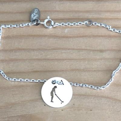 Token's - Bracelet chaine - Golfeuse bois
