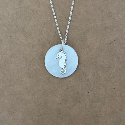Pendentif Nacre - Hippocampe