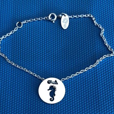 Token's - Bracelet chaine - Hippocampe