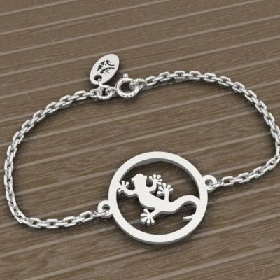 Bracelet sur chaîne Argent 925/1000 - Margouillat