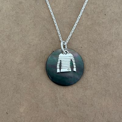 Pendentif Nacre - Marinière