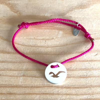 Token's - Bracelet Cordon - Mouette en vol