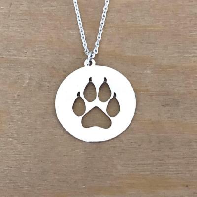 Collier en Argent 925 - Patte félin