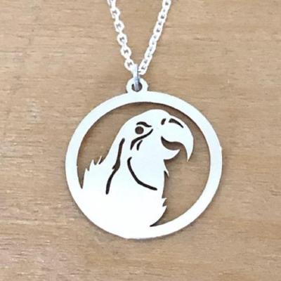 Collier en Argent 925 - Perroquet