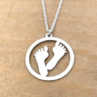 collier argent 925/1000  empreintes