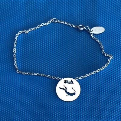 Token's - Bracelet chaine - Plongeur