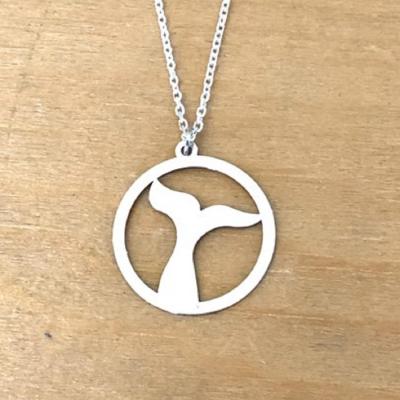 collier argent 925/1000  baleine