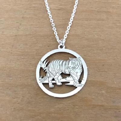 Collier en Argent 925 - Tigre