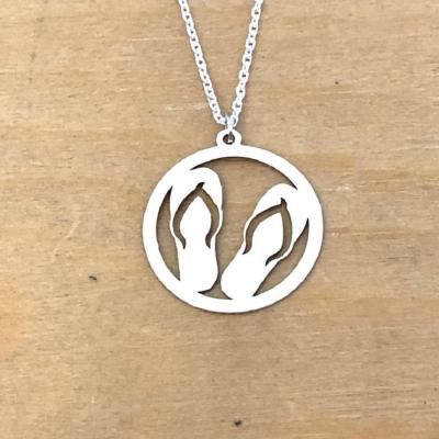 collier argent 925/1000  Tongue