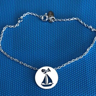 Token's - Bracelet chaine - Voilier