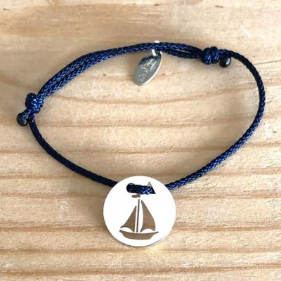 Token's - Bracelet Cordon - Voilier