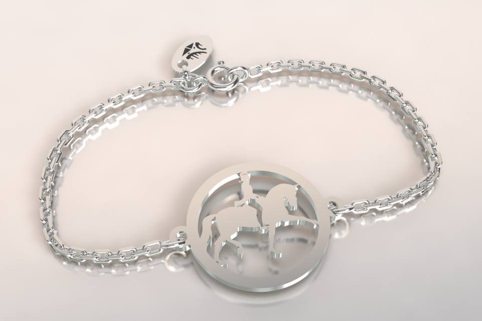 Bracelet cheval dressage