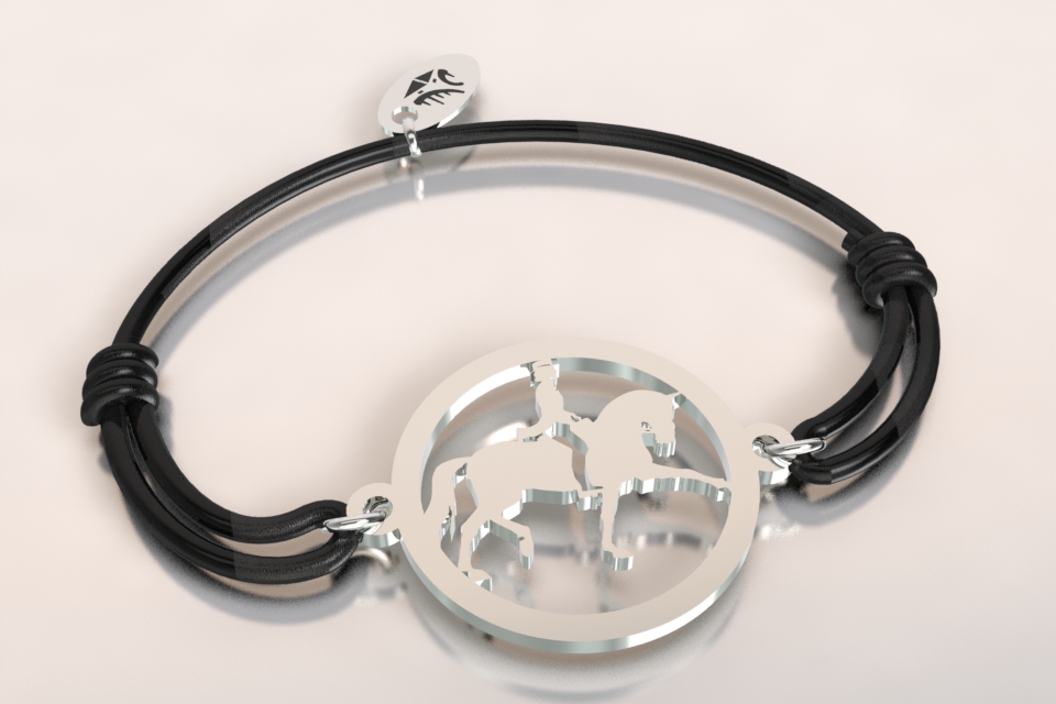 Bracelet cordon dressage