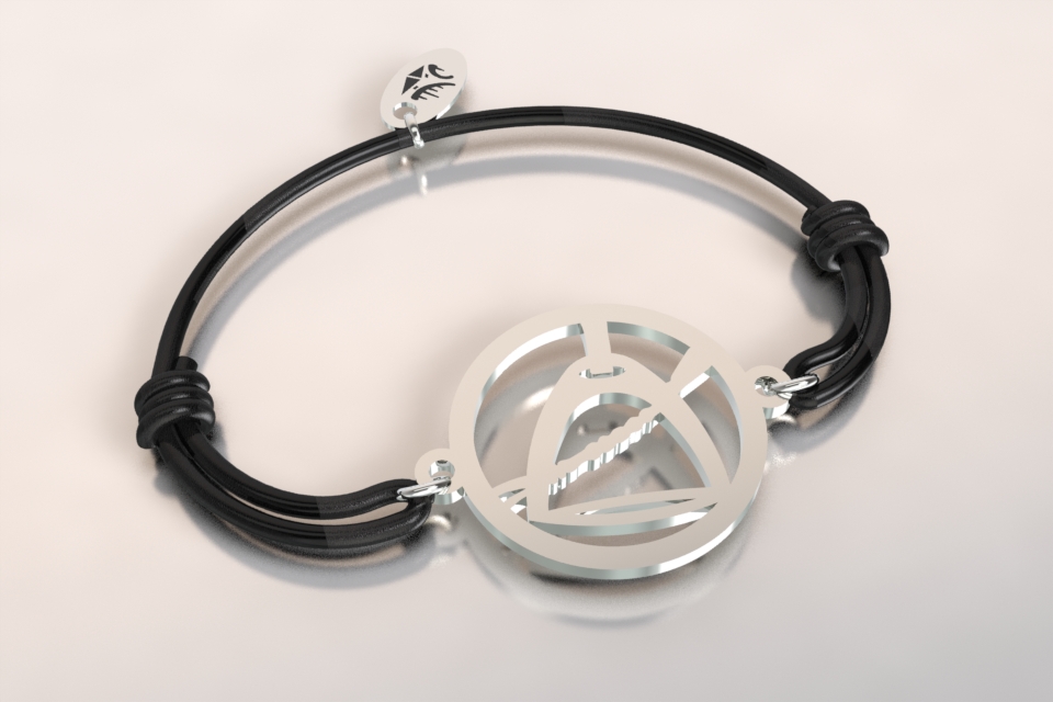 Bracelet cordon etrier cravache