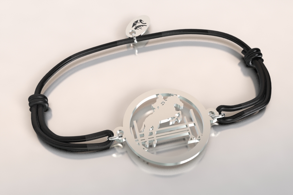 Bracelet cordon saut