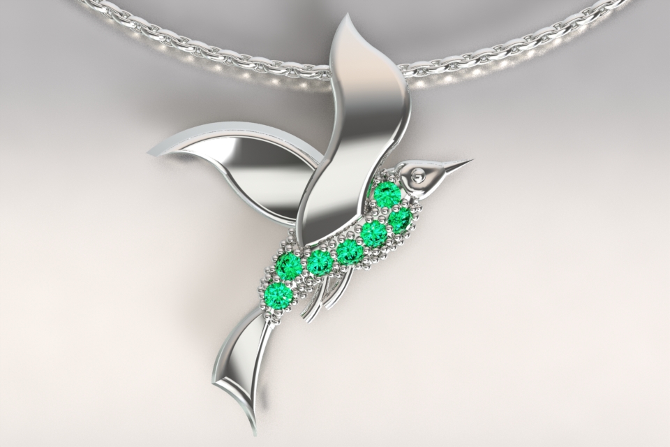 Mouette argent rainforest